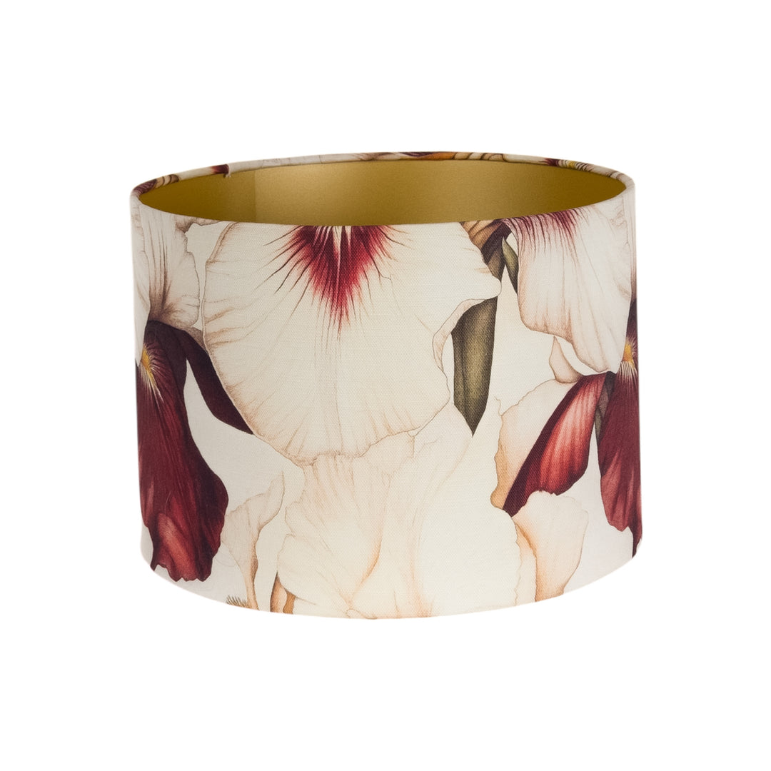 Burgundy Iris - Floral Lampshade ⌀20/30