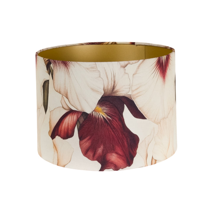 Burgundy Iris - Floral Lampshade ⌀20/30