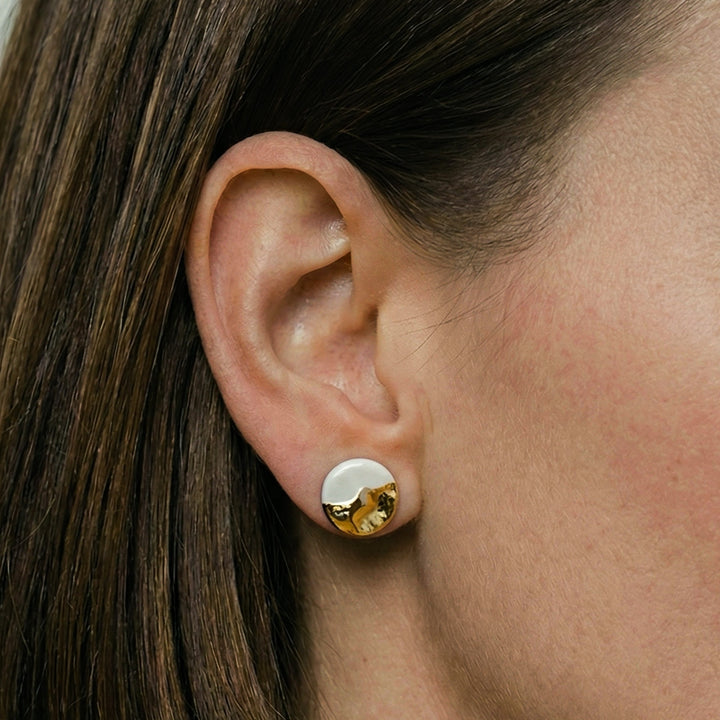 "Kaleho" porcelain earrings