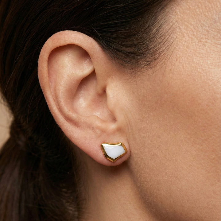 "Lumen" porcelain earrings