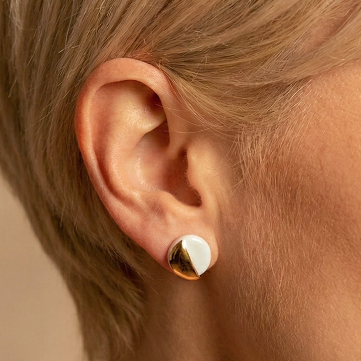 "Mubina" porcelain earrings