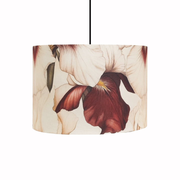 Burgundy Iris - Floral Lampshade ⌀20/30