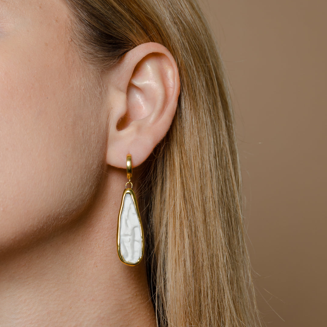 "Agnese" porcelain earrings