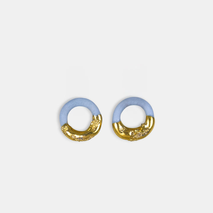 Porcelain charms for hoops