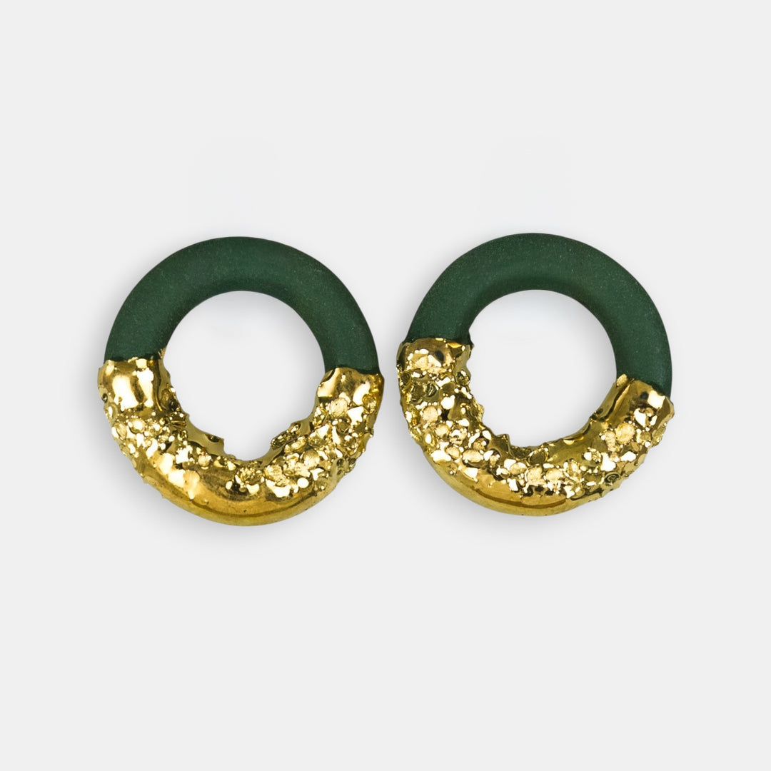 "Kiera" Hoops With Charms Maxi