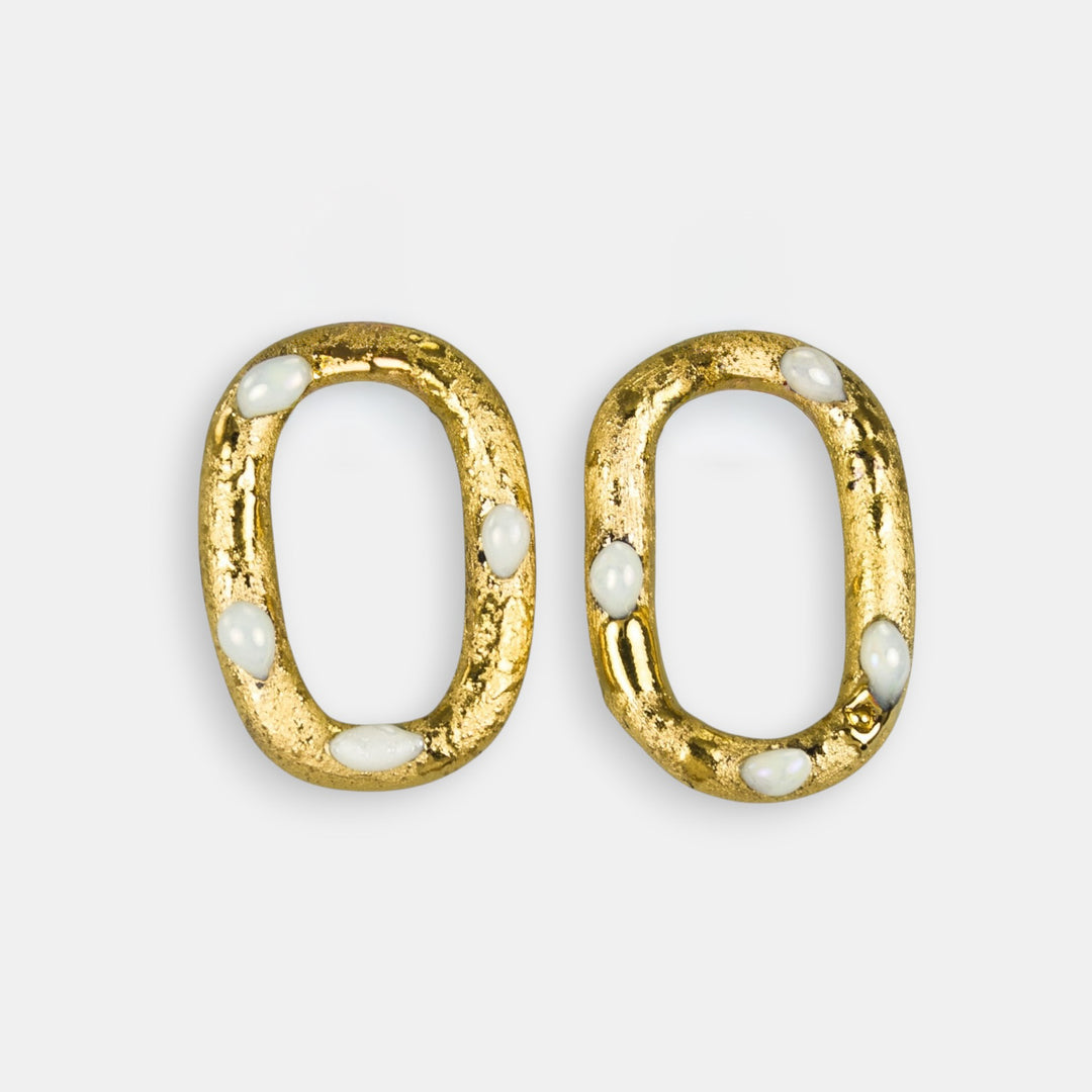 "Milla" Hoops With Charms Maxi