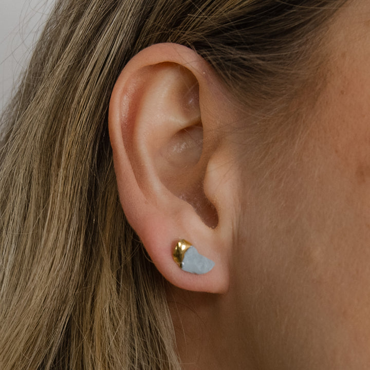 „Aubriela“ vienetiniai porceliano auskarai