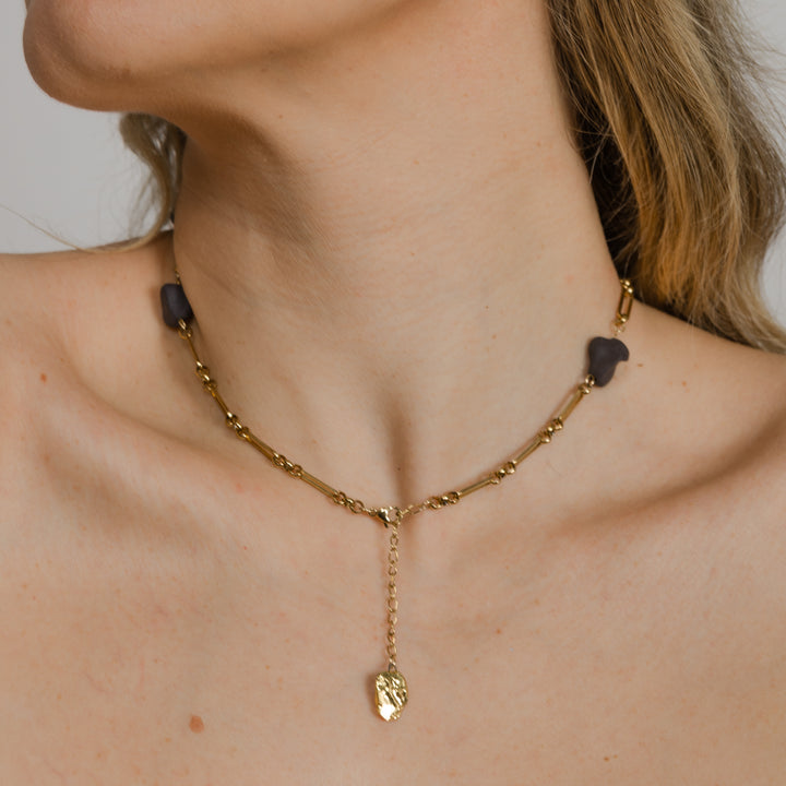 "Malaika" porcelain necklace