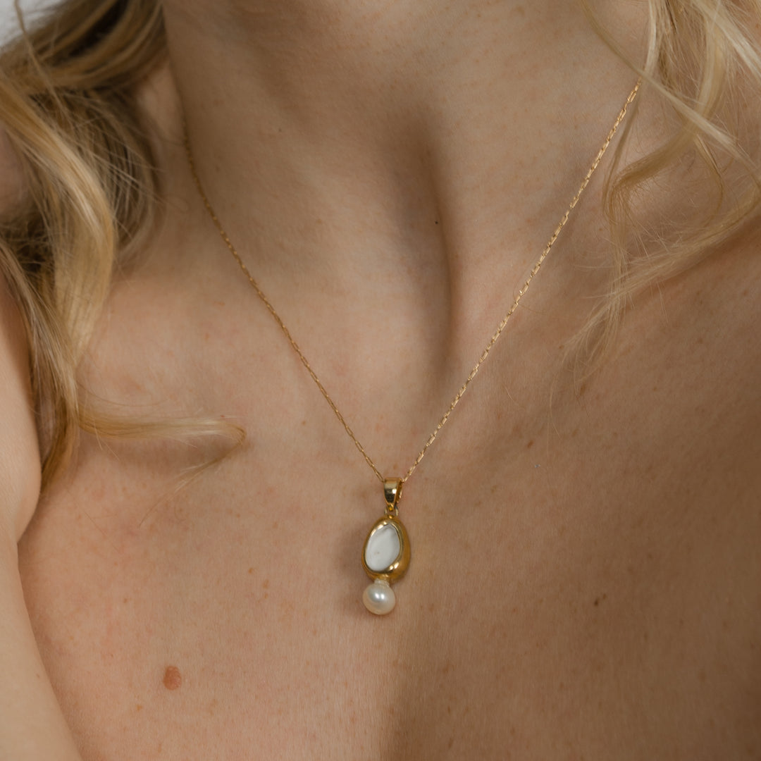 "Umeko" porcelain necklace