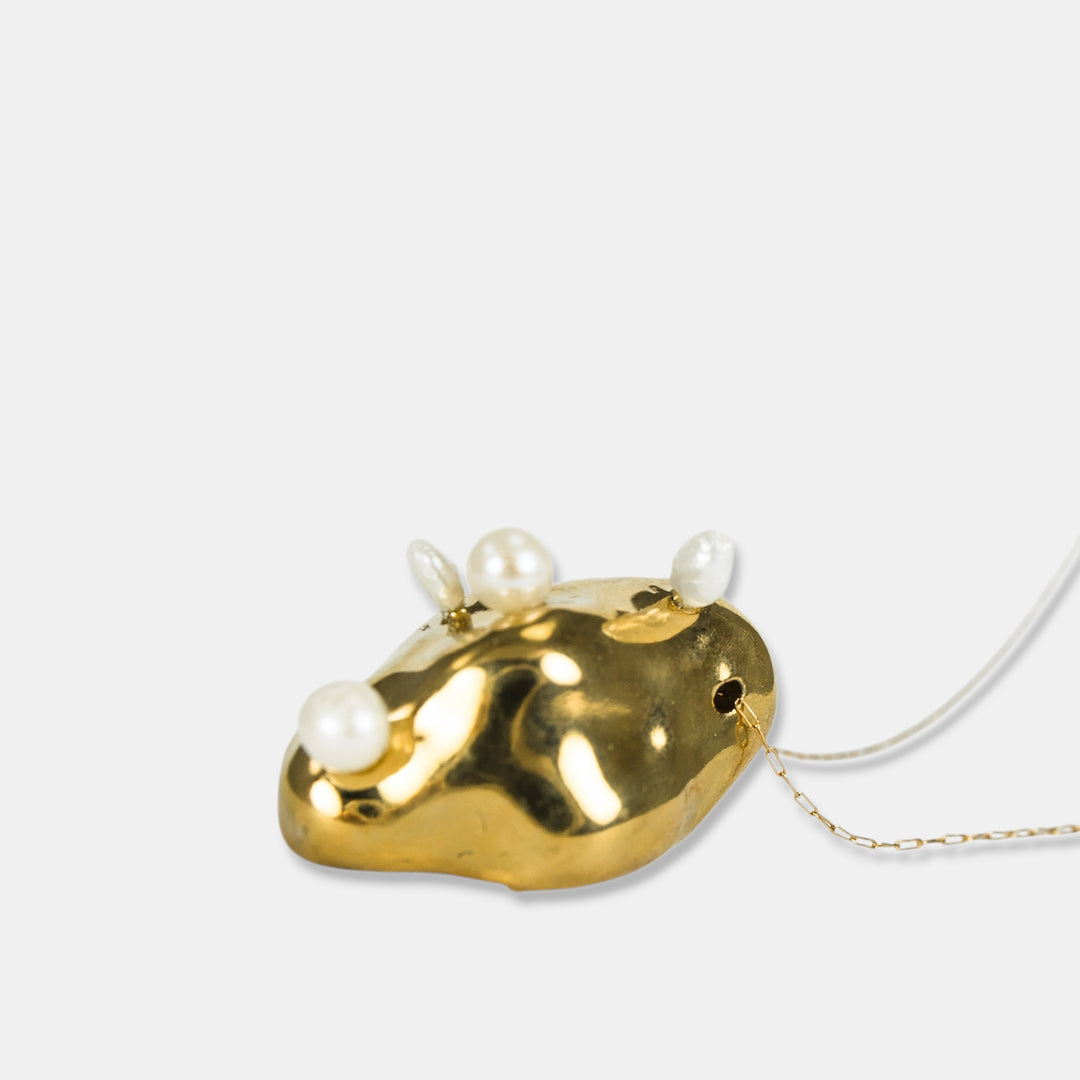 "Daphne" porcelain necklace
