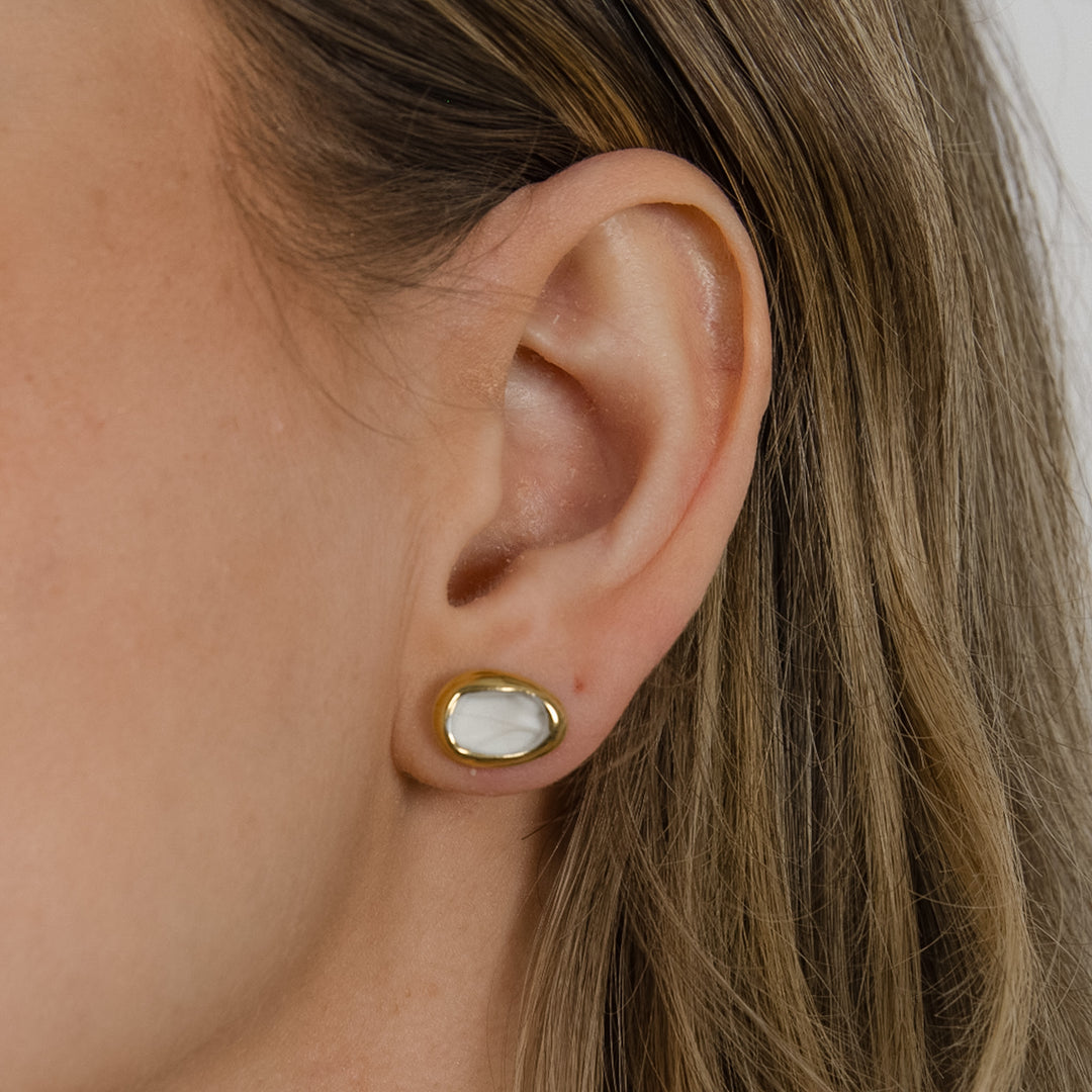"Isabella" porcelain earrings