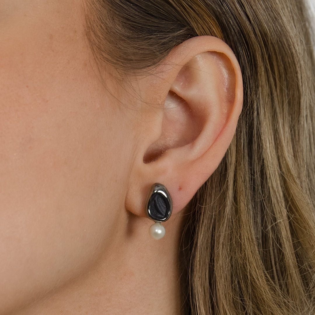 "Nahala" porcelain earrings