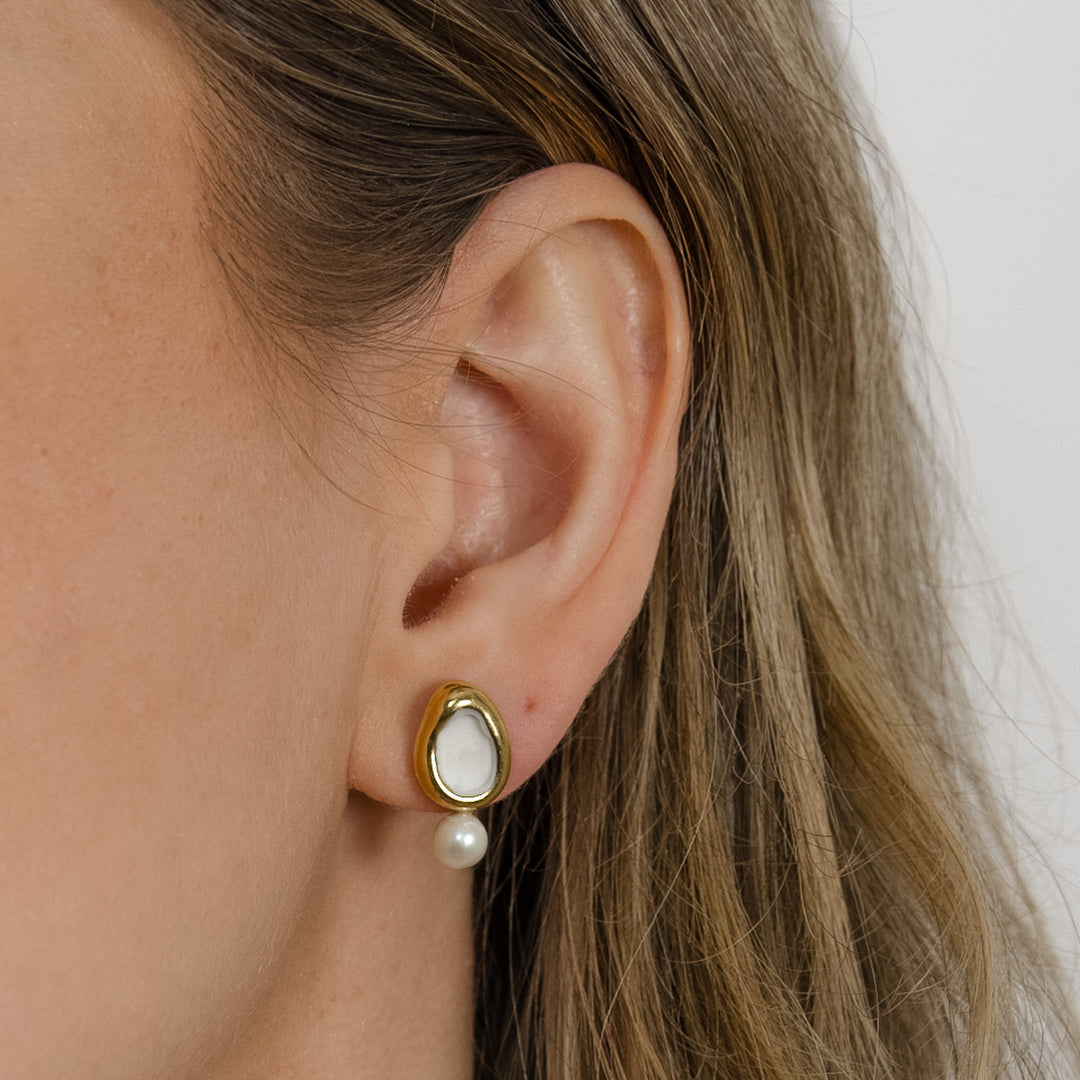 "Pheobe" porcelain earrings