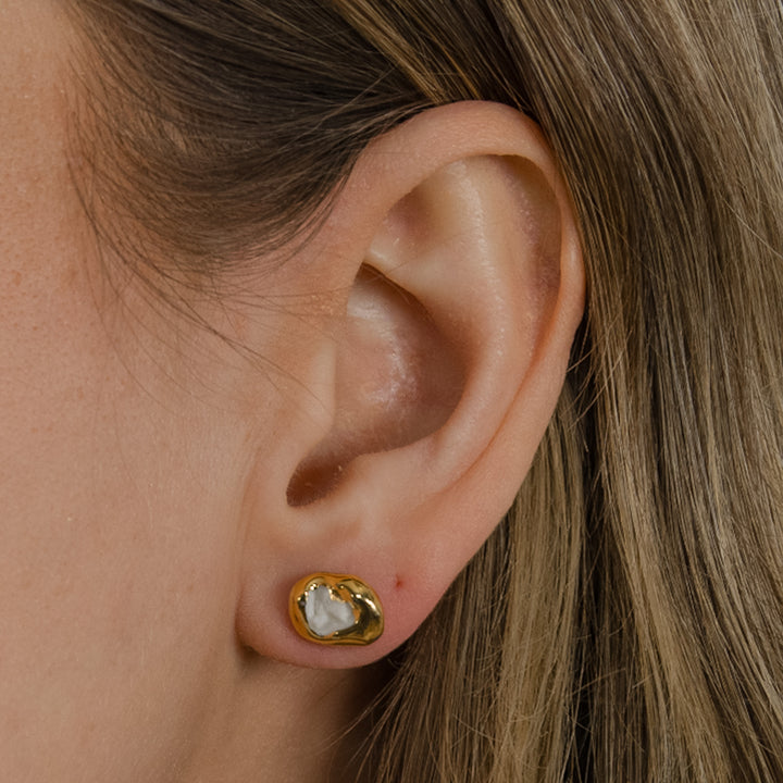 "Ghita" vienetiniai porcelianiniai auskarai