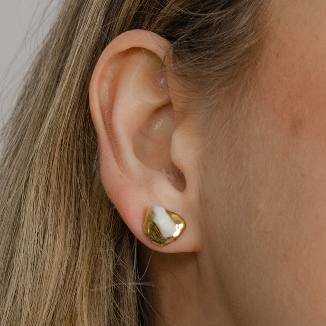 "Dafina" vienetiniai porcelianiniai auskarai