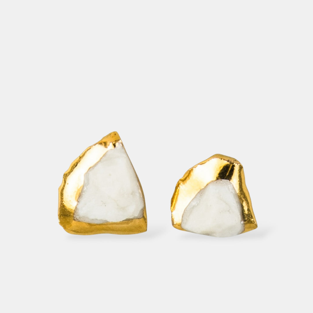 „Della“ vienetiniai porceliano auskarai