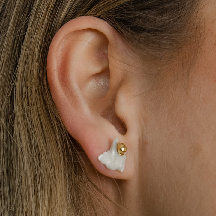 „Arela“ vienetiniai porceliano auskarai