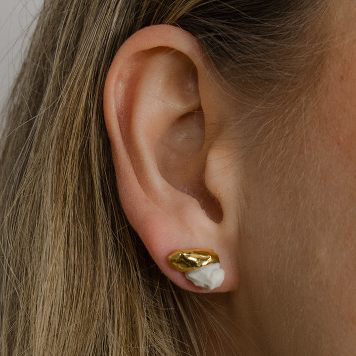 „Cymber“ vienetiniai porceliano auskarai