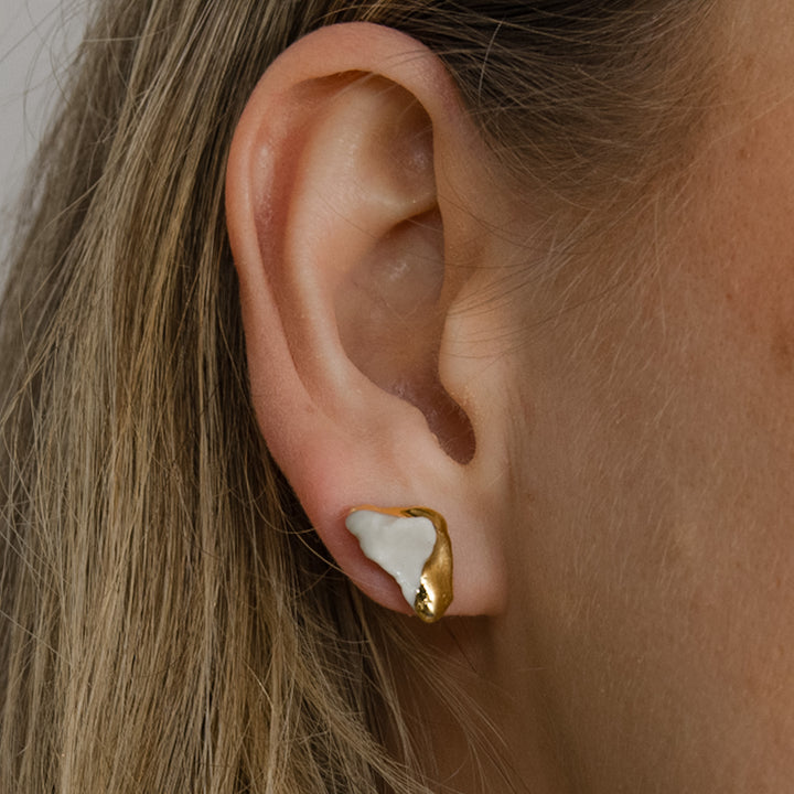 „Kelsy“ vienetiniai porceliano auskarai