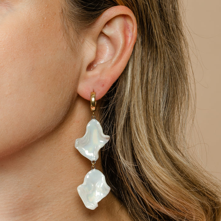 "Simone" Porcelain Earrings