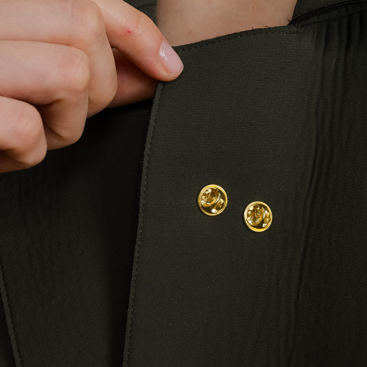 "Farah" porcelain brooch