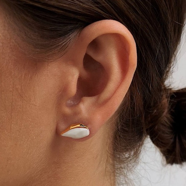 "LIN" porcelain earrings