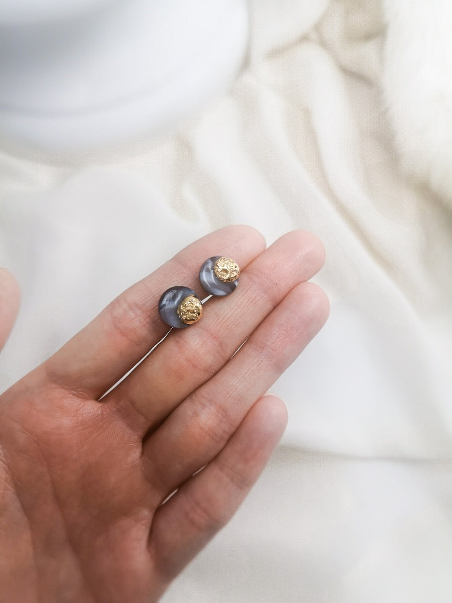 "Odele" porcelain earrings