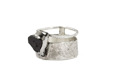 Silver ring with porcelain, unique ring, sidabrinis žiedas su porcelianu, porcelianinis žiedas, porcelain ring, handmade ring