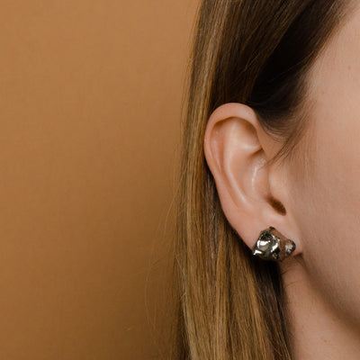 "Bertille" ooak porcelain earrings