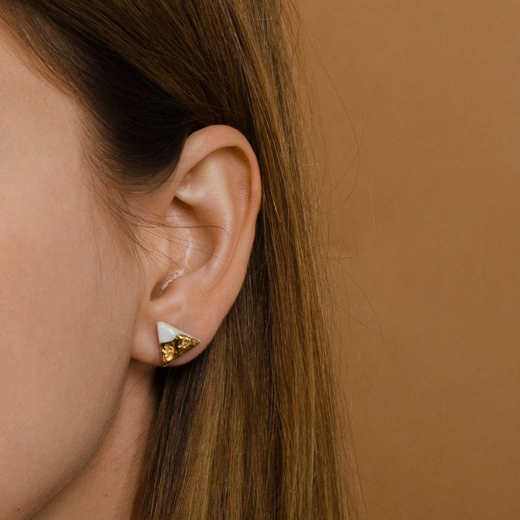 "Milie" porcelain earrings