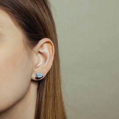 "Leticia" ooak porcelain earrings