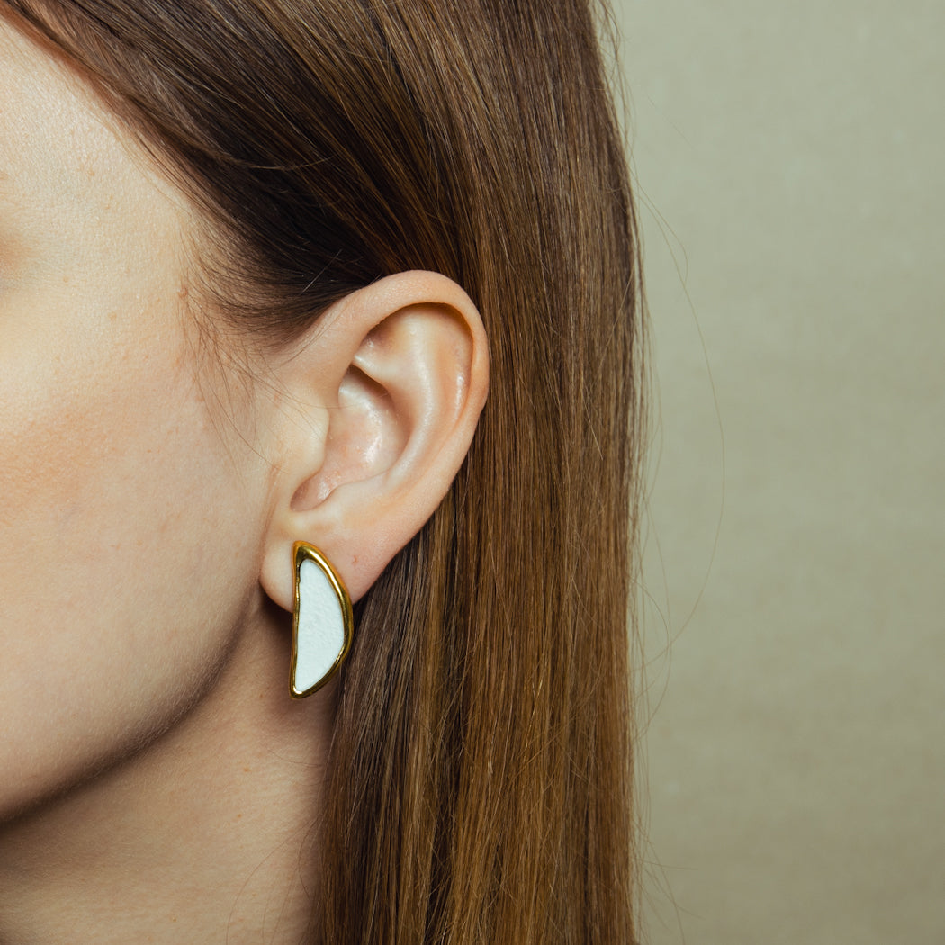 "Debie" porcelain earrings