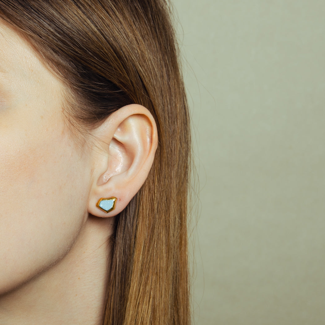 "Medeba" porcelain earrings