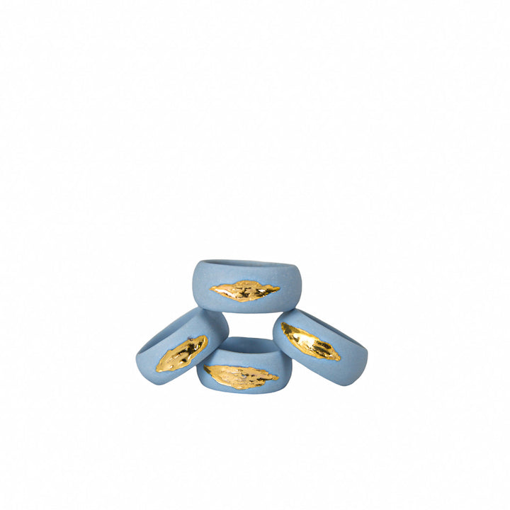 „Judy“ porcelianinis žiedas su auksu