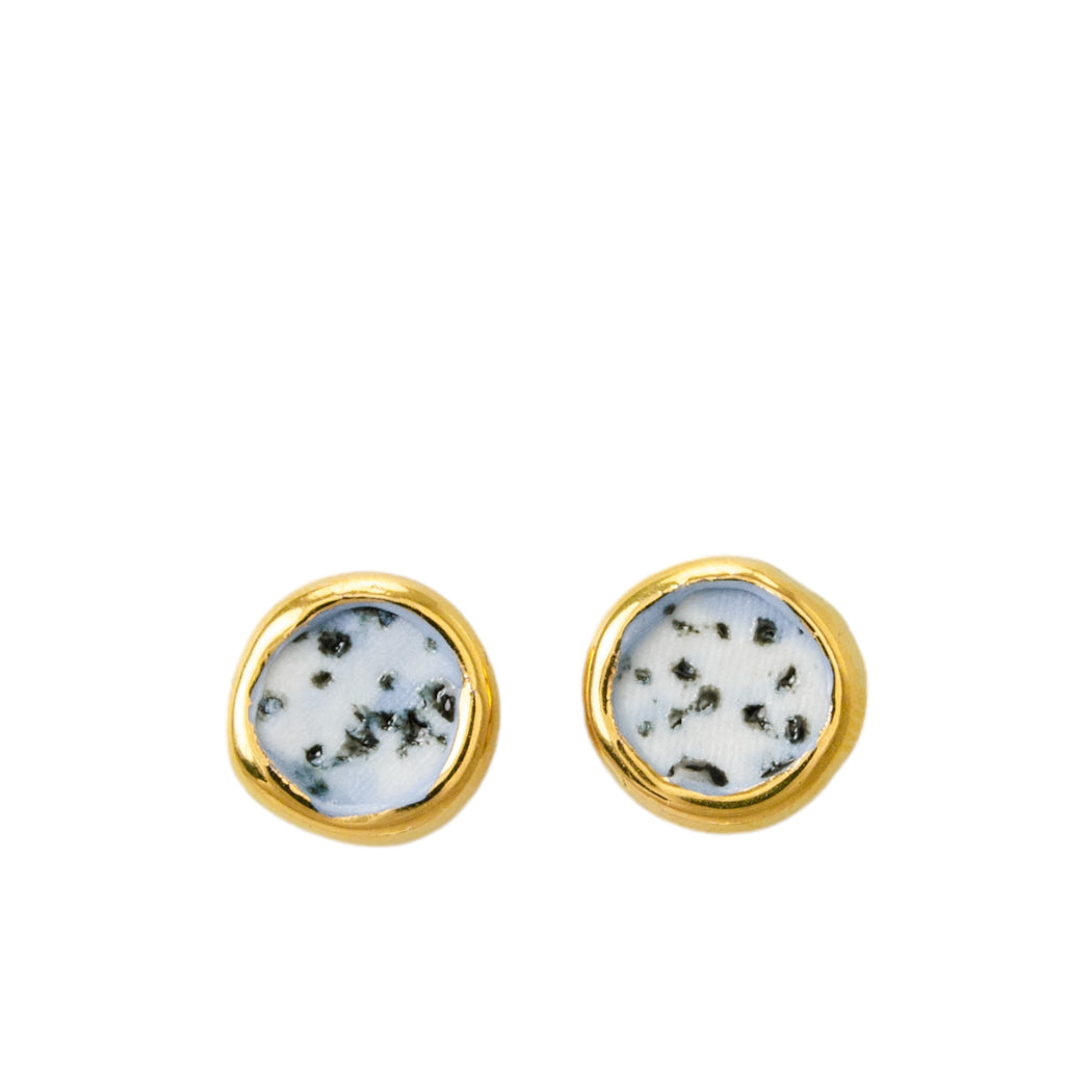 "Portia" porcelain earrings