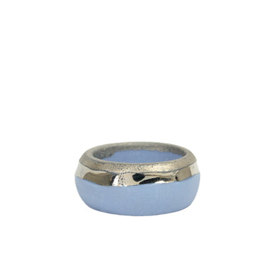 "Eleanor" Porcelain Ring With Platinum